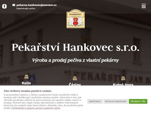 výroba a prodej pečiva z vlastní pekárny. nabízíme čerstvé pekařské a cukrářské výrobky, lahůdky a rychlé občerstvení. sídlíme v kolíně a kutné hoře.