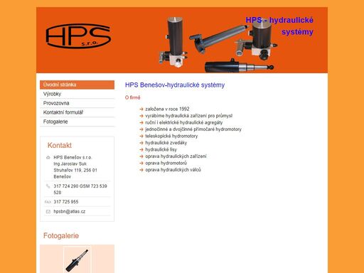 vyrábíme hydraulická zařízení,teleskopické hydromotory,hydraulické zvedáky,hydraulické lisy,hydraulická čerpadla,opravujeme hydraulická zařízení