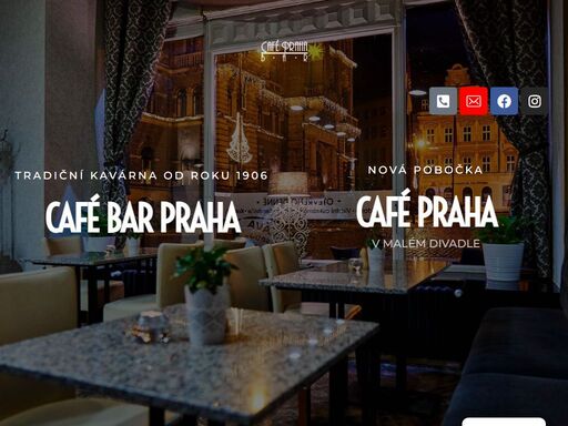 tradiční kavárna od roku 1906 café bar praha ; nová pobočka café praha v malém divadle o kavárně pár slov z historie v samém centru liberce na námestí dr. edvarda beneše vyrostl v roce 1906 výstavný hotel s kavárnou a restaurací, nazvaný po svém majiteli ignazi schienovi. hotel stojící na míste prastarého zájezdního hostince „u […]