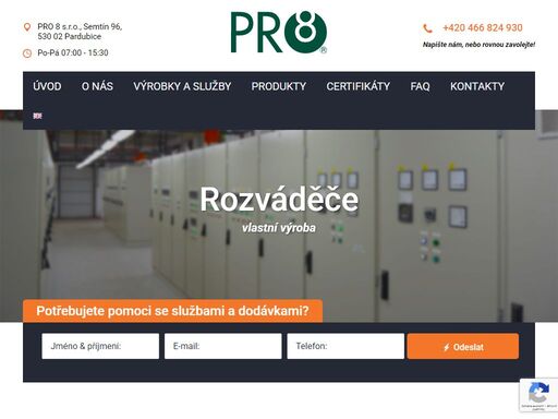 specializujeme se na kompletní dodávky elektro od samotného výkresu projektu, výroby produktů na míru, natažení rozvodů až po dodání koncového zařízení.