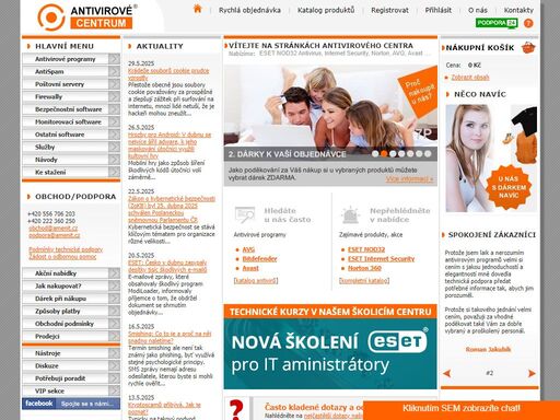 ?? antiviry eset nod32, smart security, kaspersky, avast, avg, avira, bitdefender, norton, symantec, mcafee, f-secure a další... antivirové centrum - máte se kam obrátit.