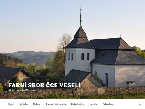 aktuality sboru evangelické církve ve veselí