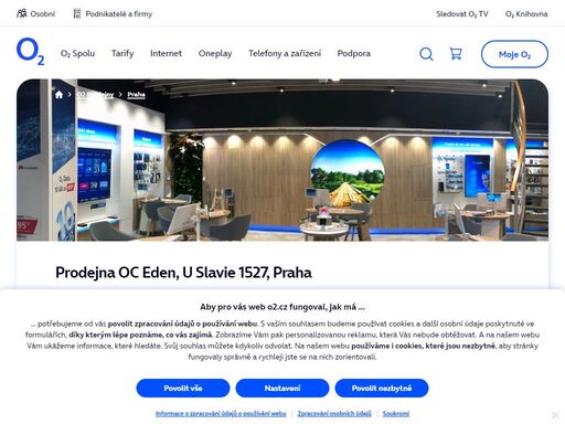 prodejna praha - oc eden, u slavie 1527. o2 služby, telefony, zařízení a příslušenství nebo profesionální podpora a spoustu dalšího, to nabízejí všechny naše značkové prodejny.