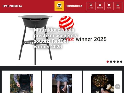 špičkové finské nádobí značky opa a grily a udírny muurikka a saunové a krbové doplňky máme skladem a za výhodnou cenu. nakupujte na ověřeném e-shopu.
