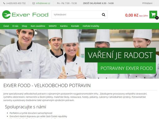 jsme specializovaný velkoobchod potravin s významným postavením na gastronomickém trhu .