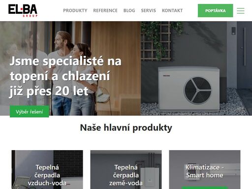 tepelná čerpadla vzduch - voda, země - voda