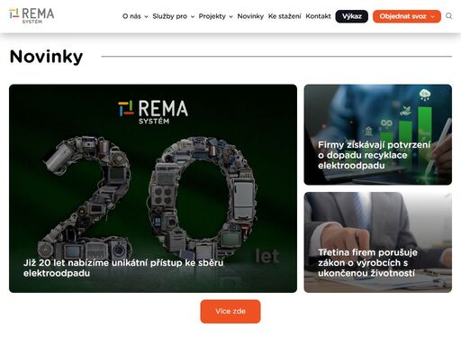 rema systém: odpovědná recyklace elektroodpadu a baterií. pomáháme chránit přírodu i společnost.