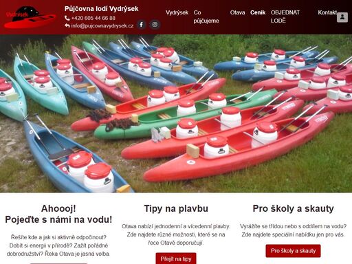 půjčovna lodí otava - půjčovna lodí a raftů vydrýsek. aktuální informace o řece. jednodenní i vícedenní plavby. kvalitní vybavení a skvělý přístup! klíčová slova: pujcovna lodi otava, půjčovna lodí sušice. otava pujcovna lodi, pujcovna lodi susice, půjčovna lodí strakonice. půjčovna lodí katovice. půjčovna lodí horažďovice, půjčovna lodí písek, půjčovna lodí vydrýsek. pujcovna lodi na otave, pujcovna raftu otava, pujcovna kanoi otava