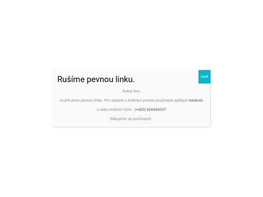 praktický lékař pro děti a dorost