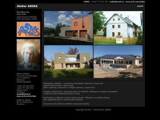 atelier ardes, šmoldas jan, ing. arch.