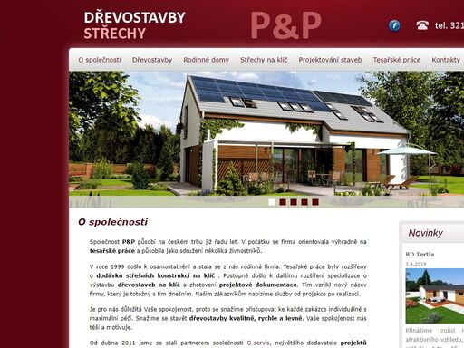 zabýváme se projektováním a výstavbou montovaných dřevostaveb, chat, zahradních domků, pergol, altánů a tesařských konstrukcí.