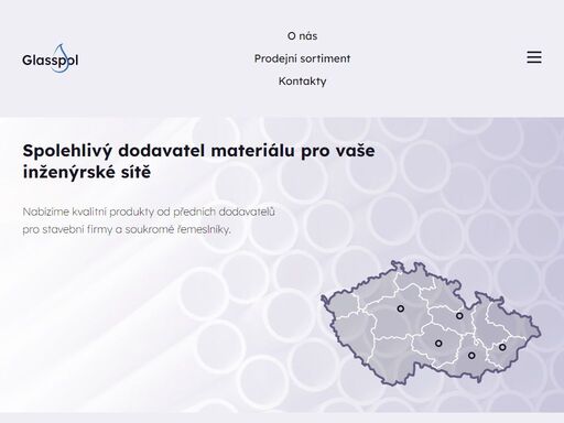 spolehlivý dodavatel materiálu pro vaše inženýrské sítě. nabízíme kvalitní produkty od předních dodavatelů pro stavební firmy a soukromé řemeslníky.