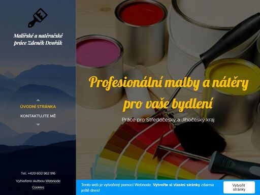 provádím malby a nátěry. od malování pokojů a fasád až po nátěry oken a mnohé víc.