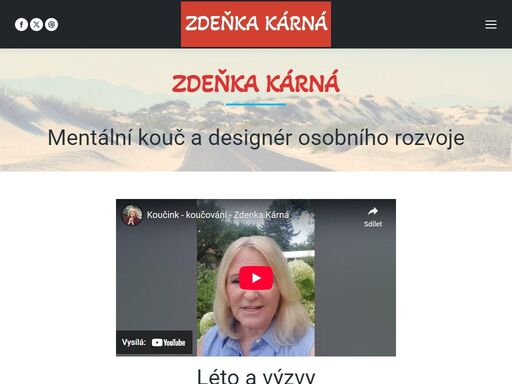 osobní a firemní koučka z brna vám pomůže se změnou v karitéře, byznysu i osobním životě. najdete v sobě skrytou sílu a odvahu ke změnám ve vlastním životě.