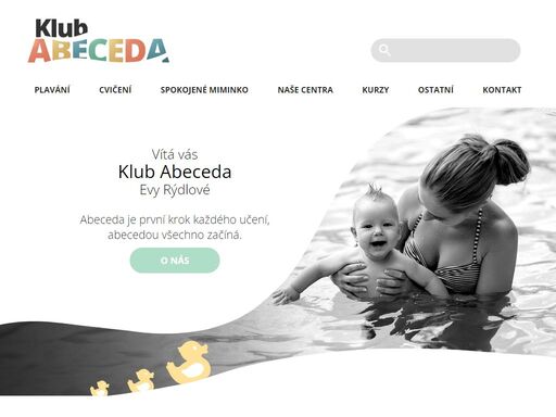 klub abeceda pořádá plavání pro kojence, batolata a dětí předškolního věku. zaplavat si s námi můžete v plavacích centrech na praze 4 - vyšehrad a praze 8 v hotelu castle residence