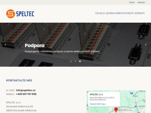 speltec | vývoj a výroba elektronických zařízení.