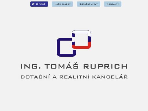 ing. tomáš ruprich, dotační a realitní kancelář, dotace, dotace z evropské unie