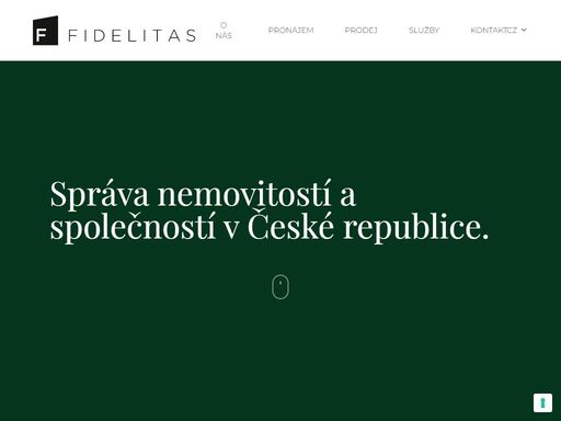 správa nemovitostí, asistence uzavírání smluv, asistence financování projektů, pomoc vlastníkům nemovitostí, reality, obchod s nemovitostmi, realitní společnost, praha, půdní byty, koupě, prodej, pronájem, developerské projekty, klasické činžovní domy fidelitas poskytuje služby v oblasti správy nemovitostí. spravuje činžovní domy, menší kancelářské budovy, ubytovací rezidence v širokém centru prahy.