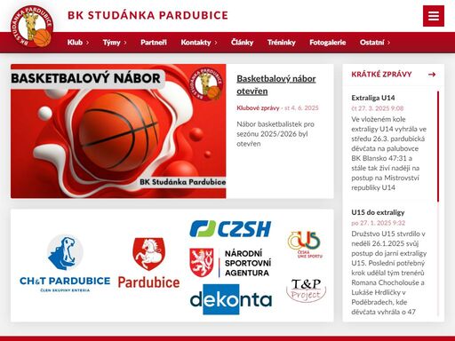 jediný dívčí basketbalový klub na pardubicku s tradicí od roku 2004