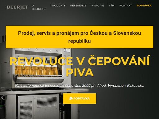 beerjet spojuje jednoduchost použití, perfektní dávkování, variabilní množství v rekordním čase. dotykový displej a revoluční sklápění!