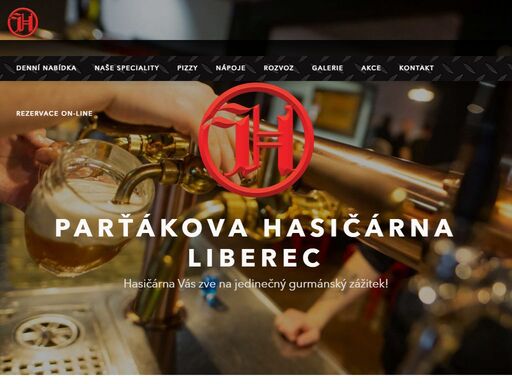 parťákova hasičárna liberec. unikátní koncept snoubící dokonalé pivo a vynikající jídlo.