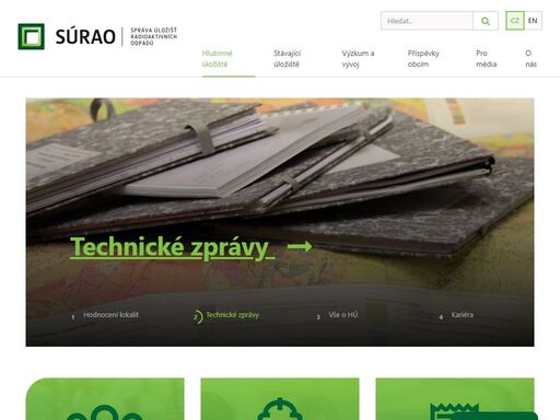 naším úkolem je ukládání radioaktivních odpadů vzniklých české republice. provozujeme úložiště radioaktivních odpadů. staráme se o bezpečnou budoucnost.