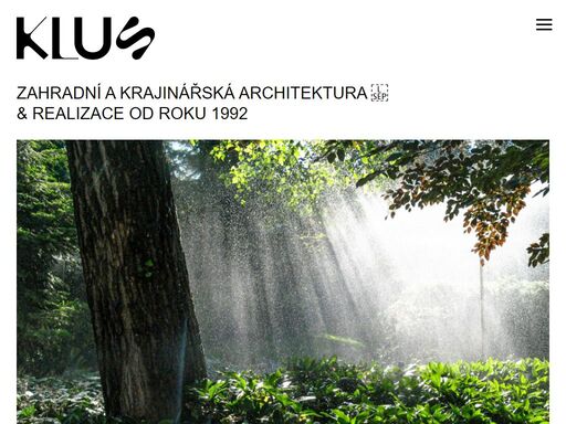 zahradní a krajinářská architektura a realizace od roku 1992