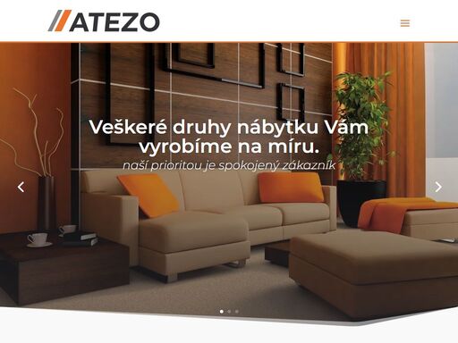 chcete mít útulný a dobře vybavený byt? naše firma atezo vám vyrobí nábytek od interiérových dveří po nábytek. domluvte si s námi schůzku.