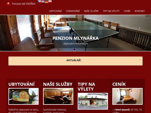 www.penzionmlynarka.cz