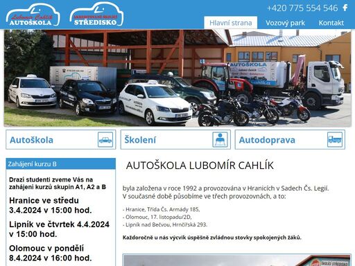 www.autoskola-cahlik.cz