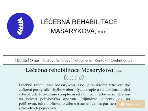 www.rehabilitacemasarykova.cz