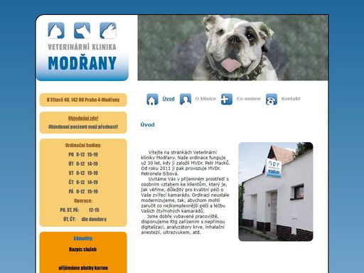 www.veterinamodrany.cz