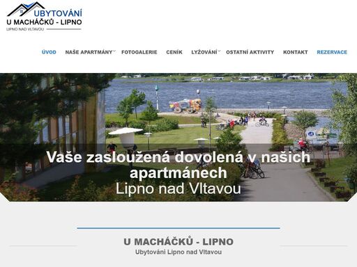 www.apartmanyumachacku-lipno.cz
