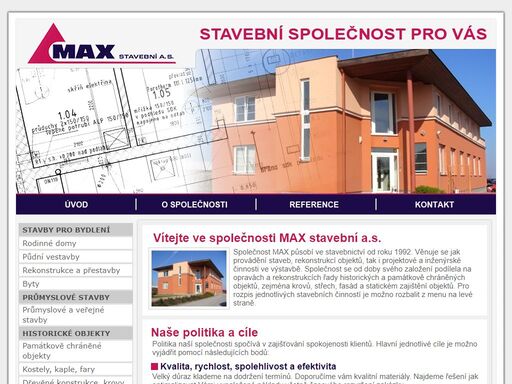 www.maxstav.cz