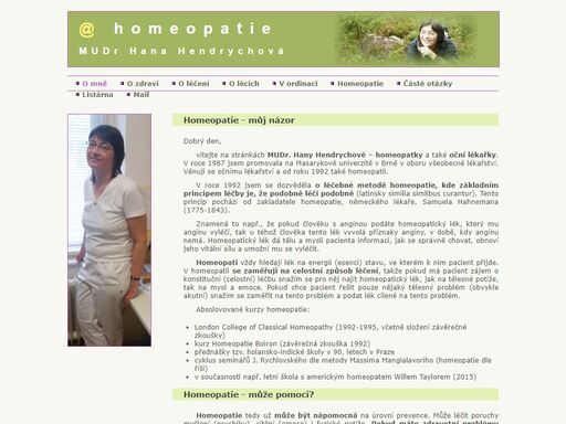 homeopatie - alternativní léčební metoda