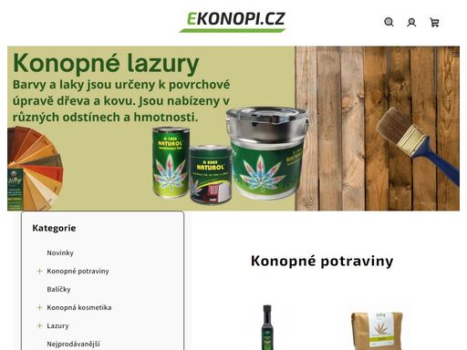 český výrobce a prodejce konopných produktů. 