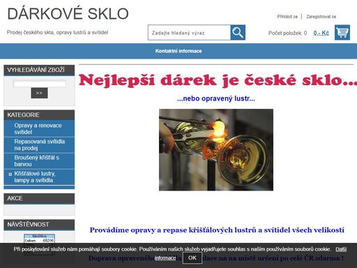 www.darkovesklo.cz