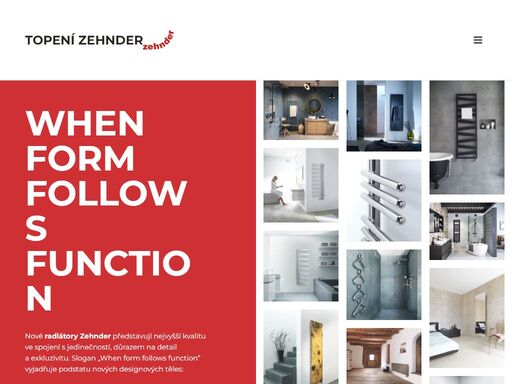 zehnder - to jsou designové radiátory, rekuperace, koupelnové topení. zehnder studio collection a další oblíbené kolekce.
