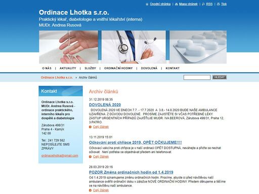 www.ordinace-lhotka.cz
