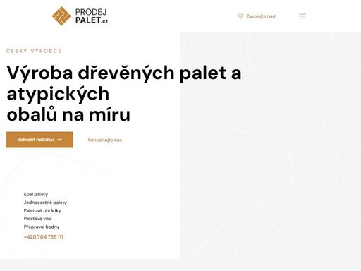 www.prodej-palet.cz