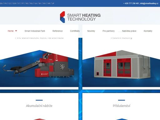 smart heating technology s.r.o. nabízí ekonomické a ekologické řešení vytápění v rozmezí tepelných výkonů od 60 do 500 kw.