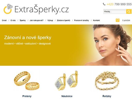 nové i bazarové šperky za extra ceny