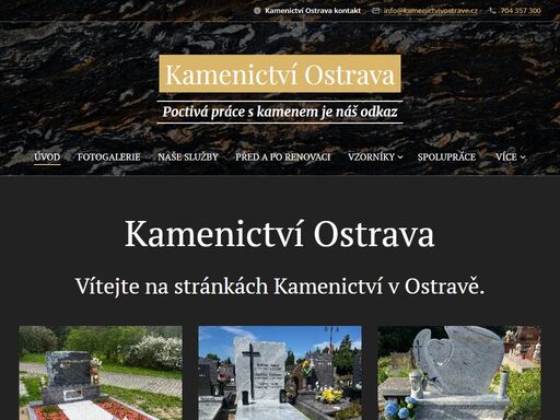 kamenictví ostrava - pomníky ostrava