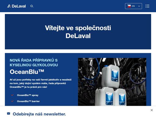 delaval products for diary farmers.