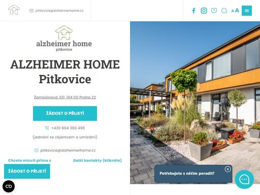 naleznete zde všechny informace, které potřebujete vědět o pobočce alzheimer home pitkovice. důležitá kontaktní čísla, novinky a reference.