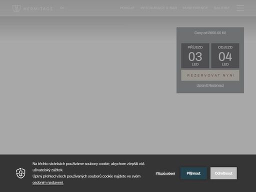 oficiální stránky hermitage hotel praha - vyzkoušejte si moderní pokoje a nově zrekonstruované prostory. rezervovat napřímo se vyplatí!