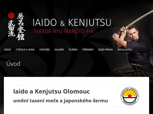 cvičíme umění rychlého tasení meče iaido a umění japonského šermu ken jutsu školy takeda ryu v olomouci. přijďte se podívat na naše pravidelné tréninky.