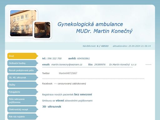 gynekolocická ambulance poradna pro tehotne