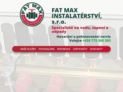 fat max instalatérství je odborníkem v instalatéřství, topenařině a odpadech. nabízíme také poradenskou činnost a nezávislý dozor v oboru.