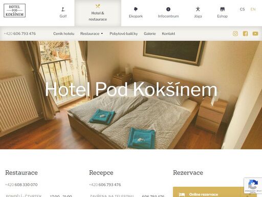www.hotelpodkoksinem.cz